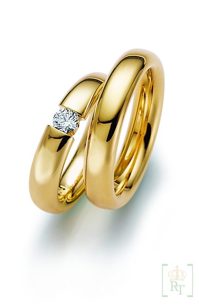 Geelgouden trouwringen 20074