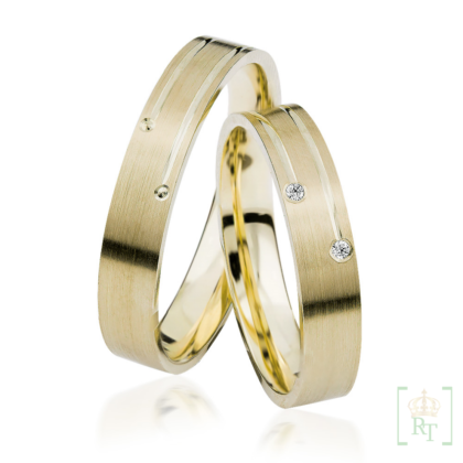 Geelgouden-trouwringen S910