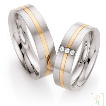 Trouwringen Staal Goud 14k 88-ST138_65
